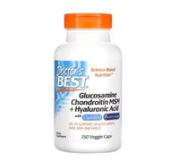 Doctor's Best, Glucosamine Condroitina MSM + Acido Ialuronico, 150 capsule