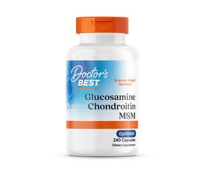 Doctor's Best, Glucosamine Condroitin MSM with OptiMSM, 240 capsule