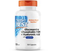 Doctor's Best, Glucosamine Condroitina MSM + Acido Ialuronico, 150 capsule