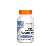 Doctors Best - High Absorption Magnesium, 100mg - 120 tablets