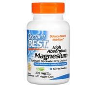 Doctor's Best High Absorption Magnesium 105MG 120 capsule vegetali