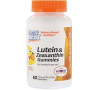 Doctor's Best Luteina e Zeaxantina (salute degli occhi), 60 caramelle gommose vegane al gusto di mango