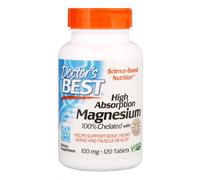 Doctor's Best Magnesio ad alto assorbimento Chelato / Elementare 120 compresse