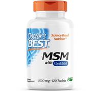 Doctor's Best, MSM with OptiMSM, 1500 mg, 120 compresse - spedizione lampo