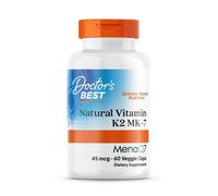 Doctor's Best, Natural Vitamin K2 MK-7 con MenaQ-7, 45mcg, 60 Veg. Capsule