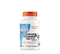 Doctors Best - Natural Vitamin K2 MK7 with MenaQ7, 100mcg - 60 vcaps