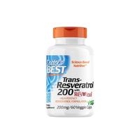 Doctors Best - Trans-Resveratrol with ResVinol, 200mg - 60 vcaps
