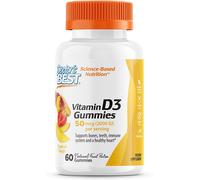 Doctor's Best Vitamin D3 Gummies (vitamina D3), mango, 60 orsetti gommosi
