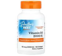 Vitamina D3, 2000 IU - 180 softgels