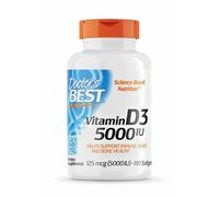 Doctor's Best Vitamin D3 5000 IU (180 Capsule morbida)