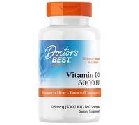Doctor's Best Vitamina D3 5000 UI, 360 capsule