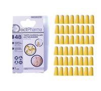 Doctpharma Tappi Auricolari Morbidi e Modellabili 48 Pezzi Antirumore | Monouso, Dermatologicamente Testati - Bustina Richiudibile per Viaggio, Lavoro e Sonno