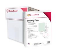 DocuGard Carta di sicurezza medica per la stampa di ricette e la prevenzione della duplicazione dei documenti e delle frodi. Avanzato, 7 caratteristiche 2500 fogli verdi