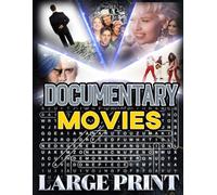 Documentary Movie Word Search (Large Print): 100 true-story film puzzles - 2,000 hidden words • solutions included