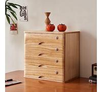 Documenti da scrivania in legno massello rustico con serratura, 4 ripiani, per documenti e documenti, elegante porta documenti in legno per casa e ufficio
