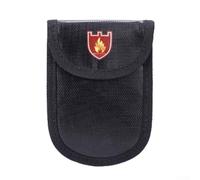 Documenti impermeabile ignifugo 14x10cm sicuro | Fibra di vetro resistente al calore, rivestimento impermeabile, sicuro per chiusura a zip, adatto per passaporti, contanti