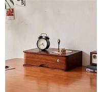 Documenti in legno massello con serratura, scrivania versatile con 1-4 cassetti, scatola portaoggetti per casa/ufficio per una gestione sicura dei file e nization