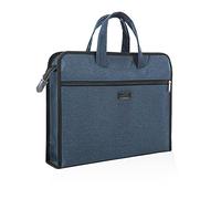 Documenti Uomo A4 Borsa Cartella Oxford Impermeabile Asciugamano Documento Multifunzionale Borsa per Computer Portatile Robusta Borsa Business Bag Organizer