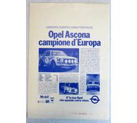 DOCUMENTO RALLY - OPEL ASCONA CAMPIONE D'EUROPA - CARTINA ED ELENCO ISCRITTI -
