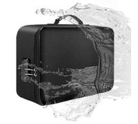 Documento Safe Box - Sacchetto Di Documento Fireproof Con Blocco | Scatola Di Immagazzinaggio Sicuro Incendio Casa Portatile Scatola Di Immagazzinaggio | Cartella Di Viaggio Multifunzionale |