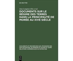 Documents Sur Le Régime Des Terres Dans La Principauté de Mor (Copertina rigida)