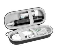 DODAMOUR Custodia da viaggio per spazzolino elettrico, custodia rigida in EVA con tappi per spazzolino da denti, compatibile con Oral B Pro 1000, 2000, 3000, 3500, 7000, Philips Sonicare