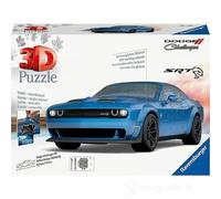 DODGE CHALLENGER HELLCAT BLU PUZZLE 3D 108 PEZZI
