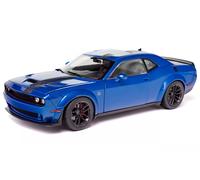 Dodge Challenger R/T Scat Pack Widebody 23 blu modello di auto S1805710 Solido 1