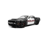 Dodge Challenger SRT DEMON Highway Police 2023 Nero Bianco 1:18 Modello Solido