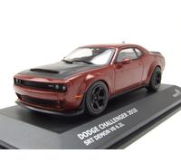 2018 Dodge Challenger SRT Demon V8 6.2L Rojo/Negro 1:43 Solido S4310304