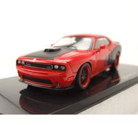 Dodge Challenger SRT8 2009 Nero Rosso Modellino Auto 1:43 ixo models