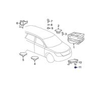 Dodge Charger 2015-2017 6104726AA Starter Heat Shield Bolt Bullone Motorino