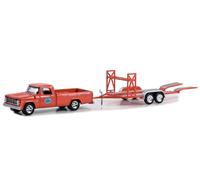 DODGE D-100 + Car Trailer - 1967 - Mr. Norm`s - GREENLIGHT 1:64
