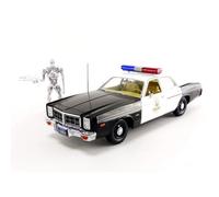 Dodge Monaco Metropolitan Police 1977 "Terminator" con T-800 Endoskeleton 1:18