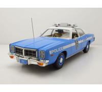 Dodge Monaco NYPD New York Police 1978 Blu Bianco Modellino 1:18 Greenlight