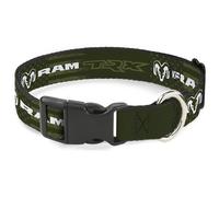 Dodge Pet Collar, Dog Collar Plastic Buckle, Ram TRX Text and Logo Americana Wea
