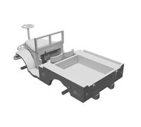 Dodge WC-51 Camion Trasporto Armi Scala 1/72 Esercito USA Stampato 3D