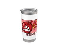 Dodgeball Doodle cinese Hanzi Team Game Player Dodgeball Bicchiere termico in acciaio inox doppia parete
