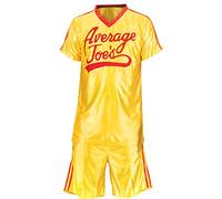 Dodgeball media di Joe Erwachsene Gelb jersey Kostüm set Yellow Large