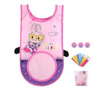 Dodgeball Tag - Gilet Dodgeball per bambini | Gioco di palla per catturare tiro al poliestere | Giocattolo portatile per bambini Dodgeball con gilet adesivo per la scuola, patio,