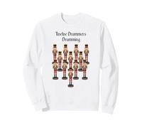 Dodici batteristi Che suonano dodici Giorni di Natale Felpa