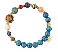 Dodici braccialetti zodiacali in pietra naturale, marmo blu, malachite rossa e blu, lapislazzuli, pietra da disegno, turchese, uomo e donna, festa della mamma, Natale, regali di compleanno, 6.6