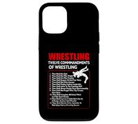 Dodici comandamenti dello sport di combattimento stagionale di wrestling Custodia per iPhone 12/12 Pro