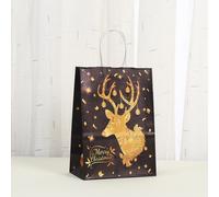 Dodici sacchetti eleganti neri da imballaggio natalizi perfetti per ogni occasio