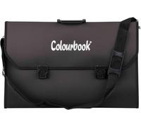 Dodici Valigetta con Tracolla Scolastica 35x50 cm con doppia Chiusura Polionda Porta Disegni (Nero)