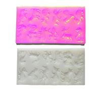 Dodici zodiaci, stampo in silicone per la creazione di dessert, pittura a zucchero, pasticceria, pratica cucina, a forma di animale, stampo in silicone per arte dello zucchero