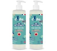 Dodie Acqua Detergente Bio, Viso, Corpo e Sederino, dalla Nascita, 400 ml (Confezione da 2)