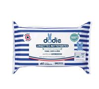 Dodie Salviette Detergenti Dermo-Lenitive Viso, Corpo e Sedere x60 Pezzi - Salviette detergenti