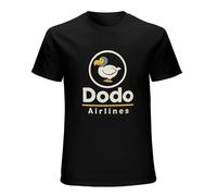 Dodo Airlines Crossing The Animal Kingdom Blue Game Mens Fashion Casual Basic Short Sleeve T-Shirts Size M