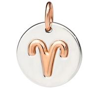 DoDo Aries Zodiac Charm DMC2009ZODAR0009A - 9K Rose Gold & 925 Sterling Silver